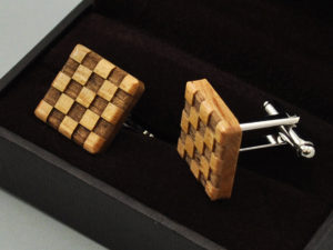 Manžetové knoflíčky - chessboard
